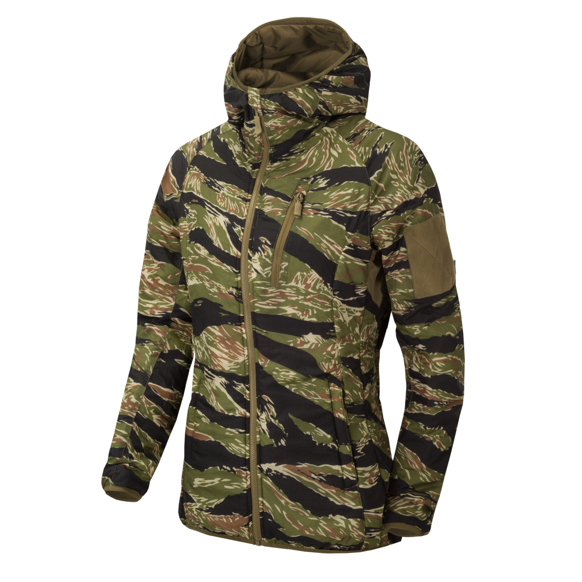 Jachetă Izolată Femei Helikon-Tex WOLFHOUND Hoodie® Tiger Stripe