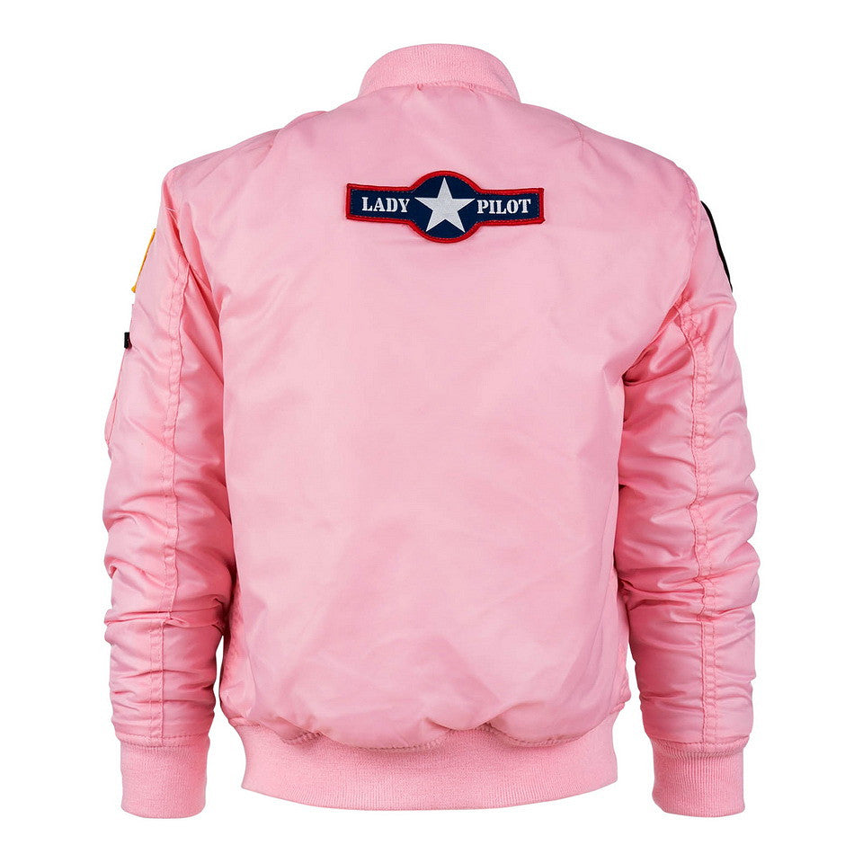 Jachetă Kinder MA-1 Flight Roze - Stil Aviatic și Spirit de Aventură