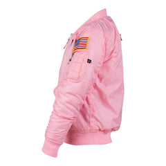 Jachetă Kinder MA-1 Flight Roze - Stil Aviatic și Spirit de Aventură