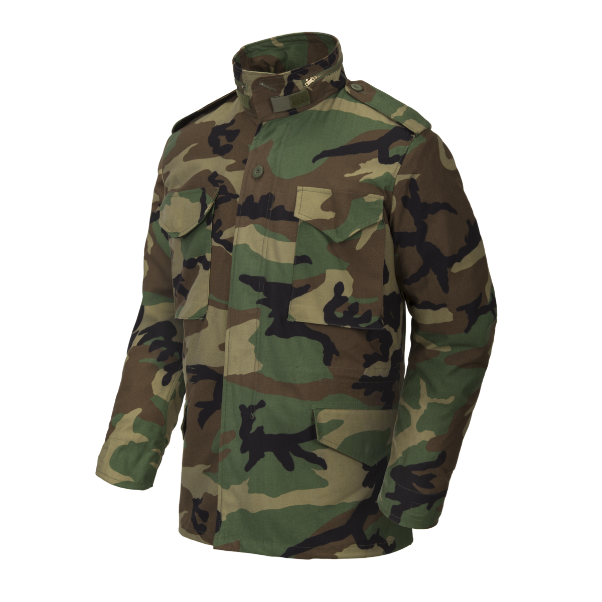 Jachetă M65 Helikon-Tex US Woodland cu căptușeală izolatoare
