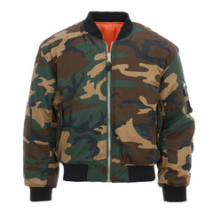 Jachetă MA-1 Camo Woodland Fostex Garments - Adaptabilitate Strategică