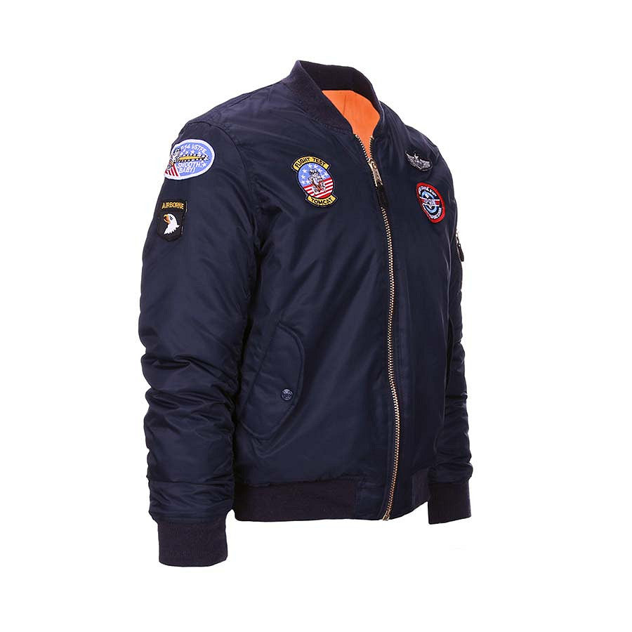 Jacheta MA-1 Copii USAF Albastru - Spirit de Erou, Durabilitate Certă