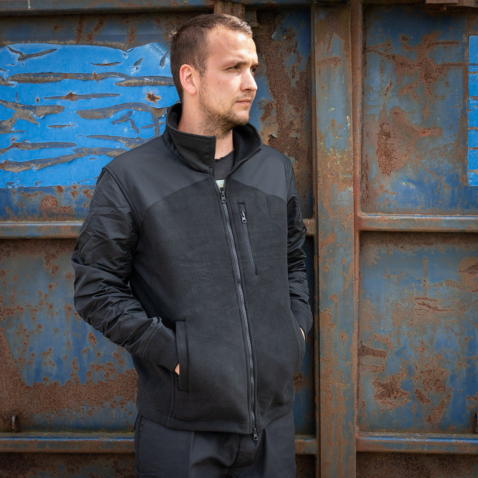 Jachetă MA-1 Fleece Bomber Negru Tactical Gear - Performanță Tactică Optimă