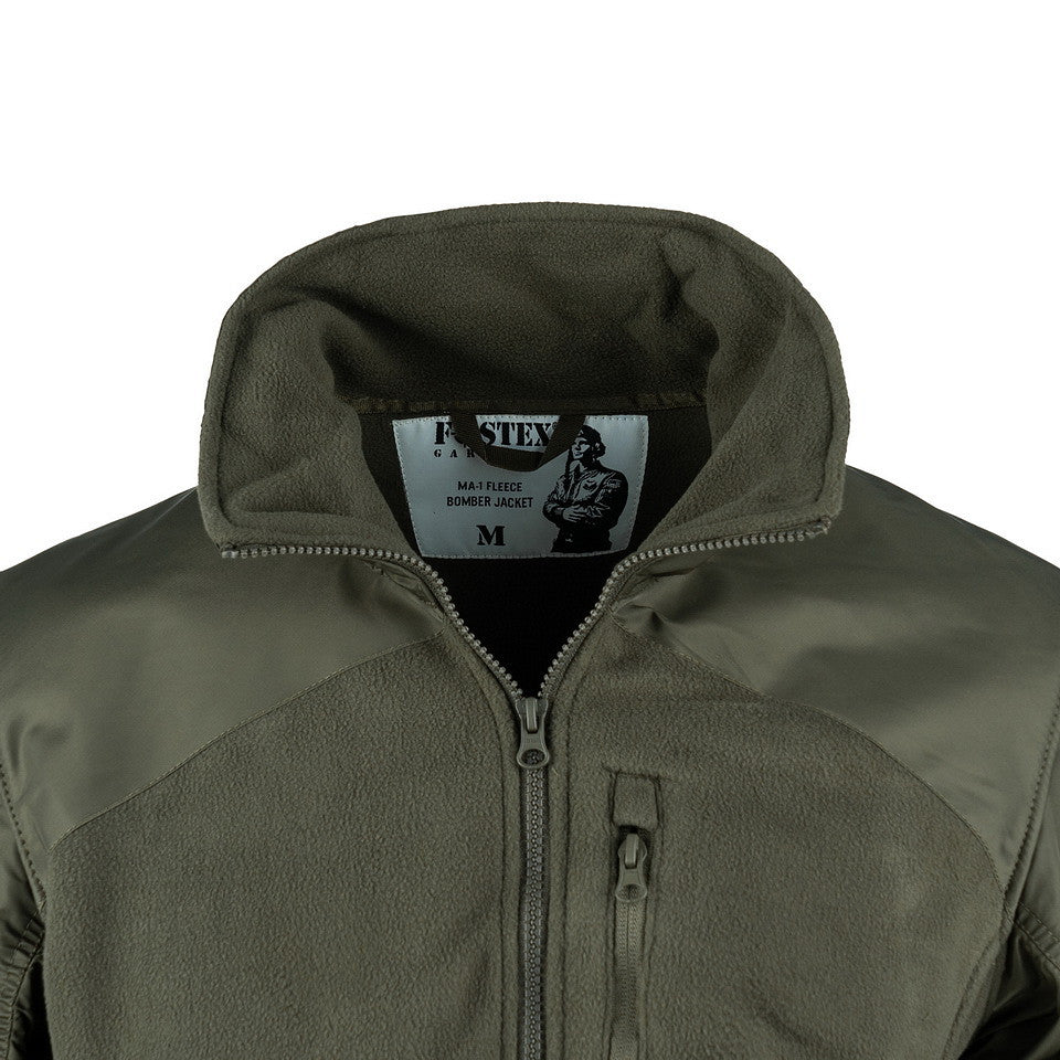Jachetă MA-1 Fleece Ranger Green - Esențialul Confortului Tactic Modern