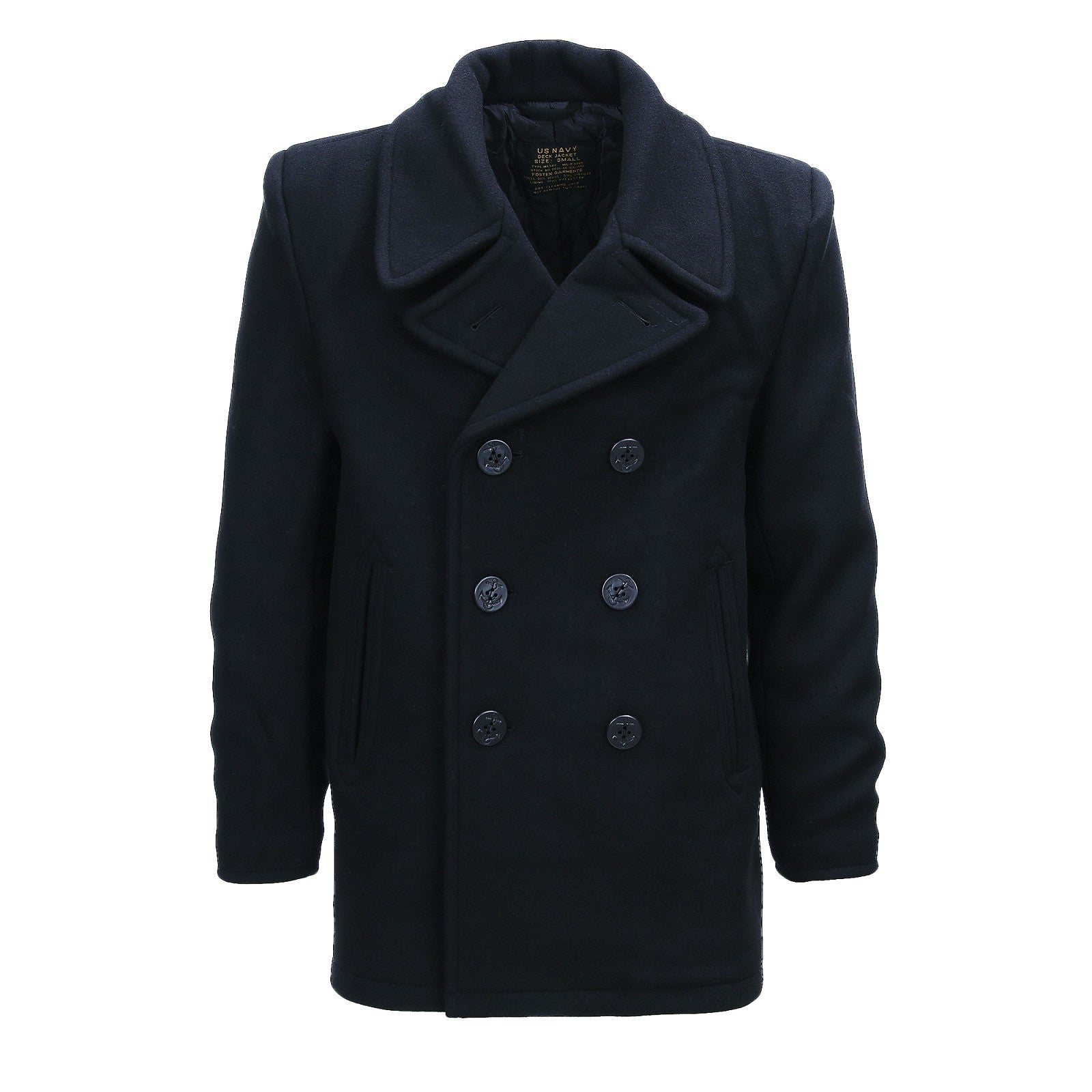 Jachetă Pea Coat Marine Jekker Negru Fostex - Căldură Neclintită, Stil Adevărat
