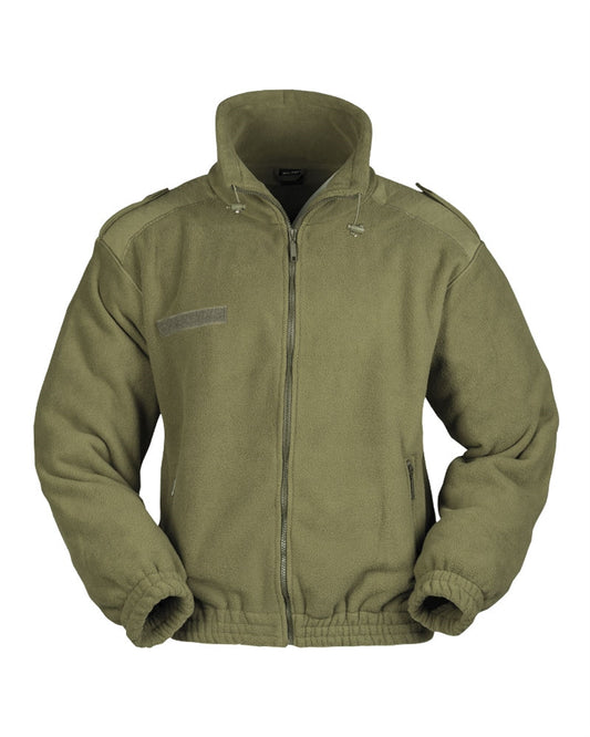 Jachetă Polar Mil-Tec Combat Army – Polartec 400, 380 g/m², Oliv