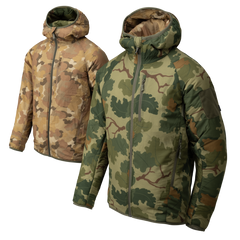 Jachetă Reversibilă Helikon-Tex Wolfhound Hoodie® Mitchell Camo Leaf/Clouds