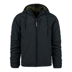 Jachetă Reversible Sherpa Softshell Negru/Olive - Adaptabilitate Tactica Maximă