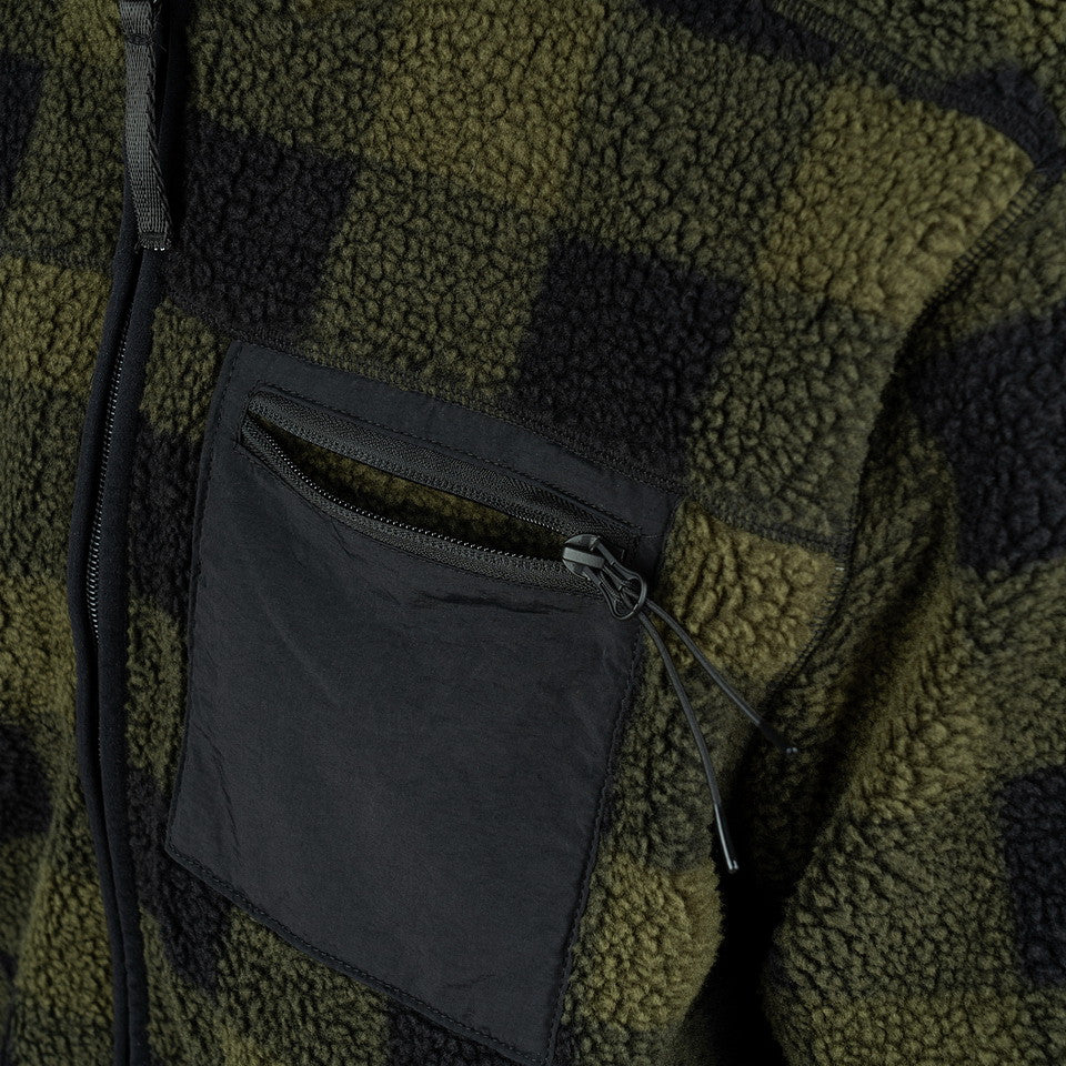 Jachetă Reversible Sherpa Softshell Negru/Olive - Adaptabilitate Tactica Maximă