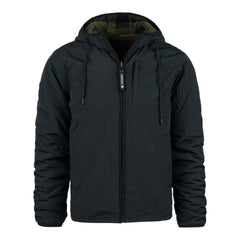 Jachetă Reversible Sherpa Softshell Negru/Olive - Adaptabilitate Tactica Maximă