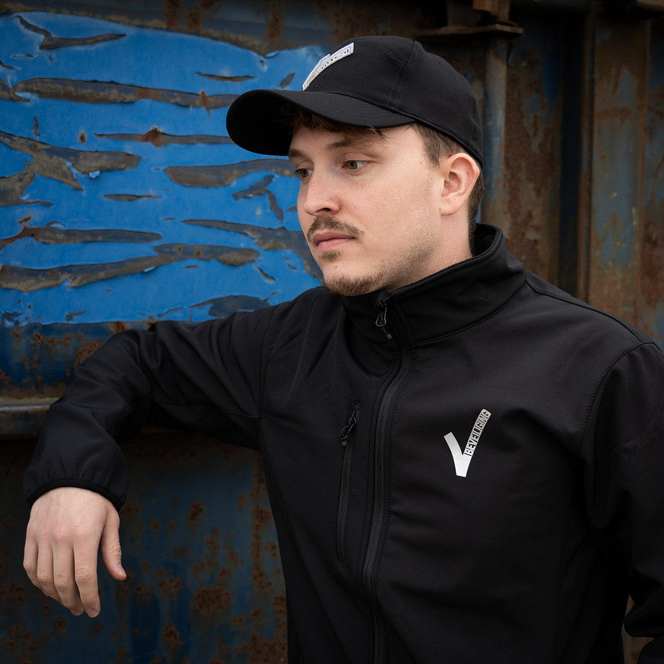 Jachetă Softshell Beveiliging V-logo Negru - Protecție & Confort de Elită