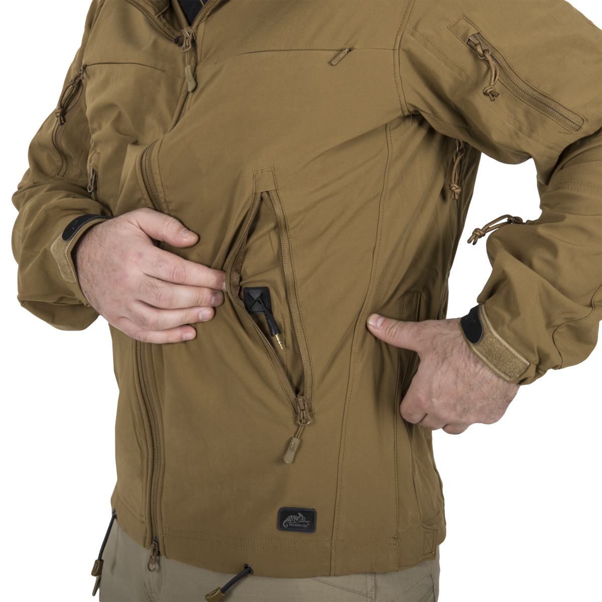 Jachetă Softshell Helikon-Tex Cougar QSA™ Windblocker Negru