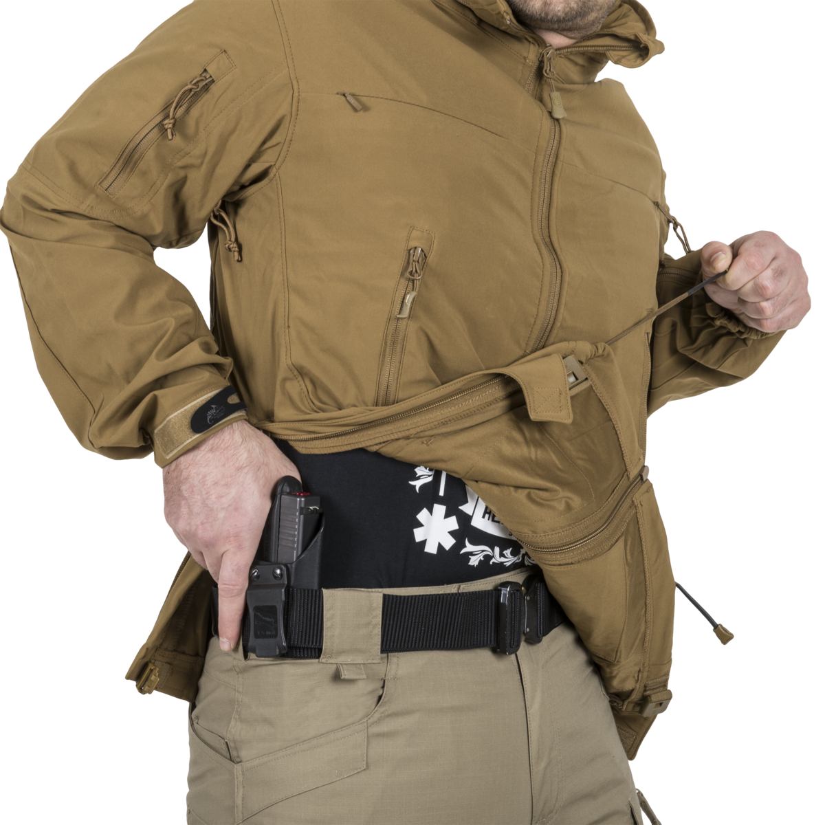 Jachetă Softshell Helikon-Tex Cougar QSA™ Windblocker Negru