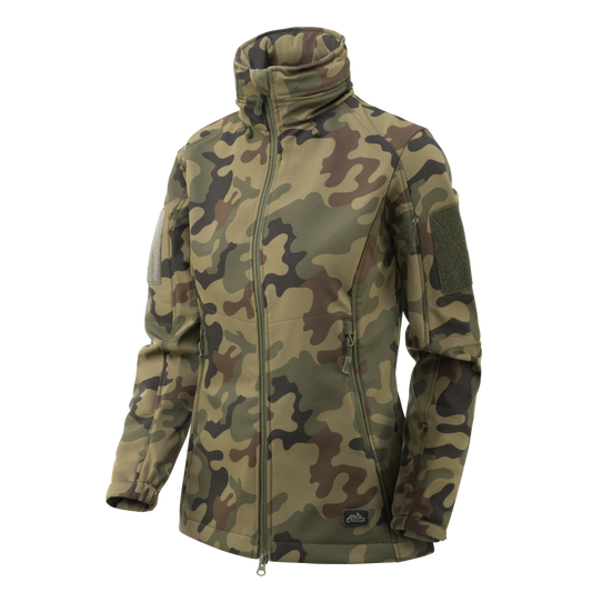 Jachetă Softshell Helikon-Tex Gunfighter Femei Woodland