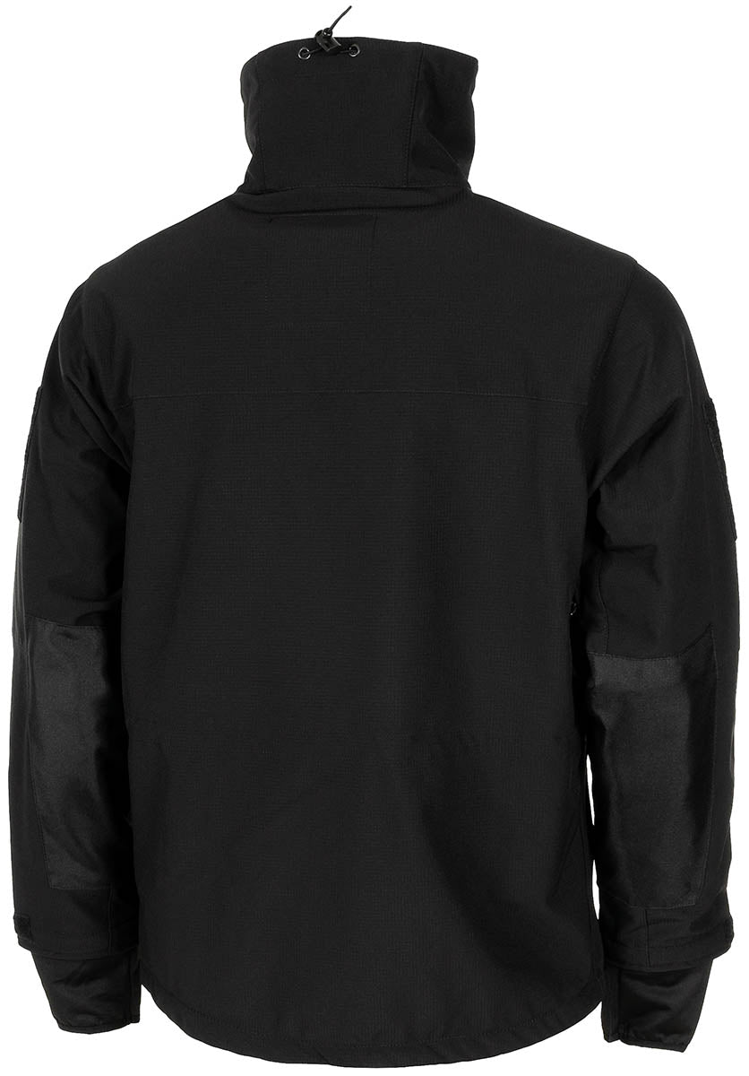 Jachetă Softshell High Defence Negru MFHProfessional - Impermeabilă, Rezistentă la Vânt