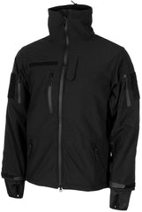 Jachetă Softshell High Defence Negru MFHProfessional - Impermeabilă, Rezistentă la Vânt