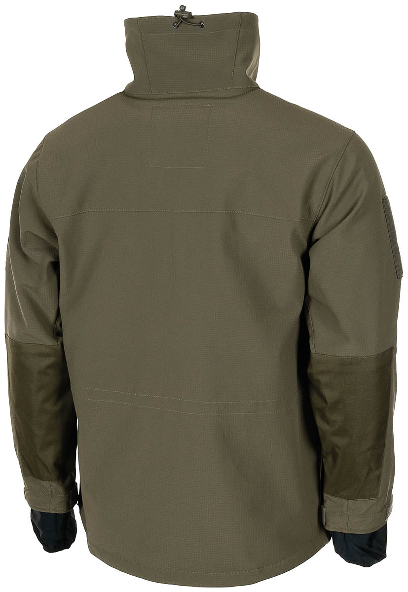 Jachetă Softshell High Defence Oliv MFHProfessional - Impermeabilă, Rezistentă la vânt