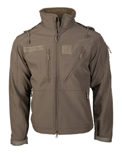 Jachetă Softshell Mil-Tec SCU 14 – 3 Straturi, 5.000 mm, Ranger Green