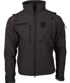 Jachetă Softshell Neagră SCU 14