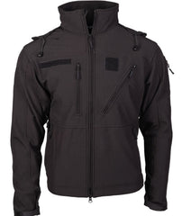 Jachetă Softshell Neagră SCU 14