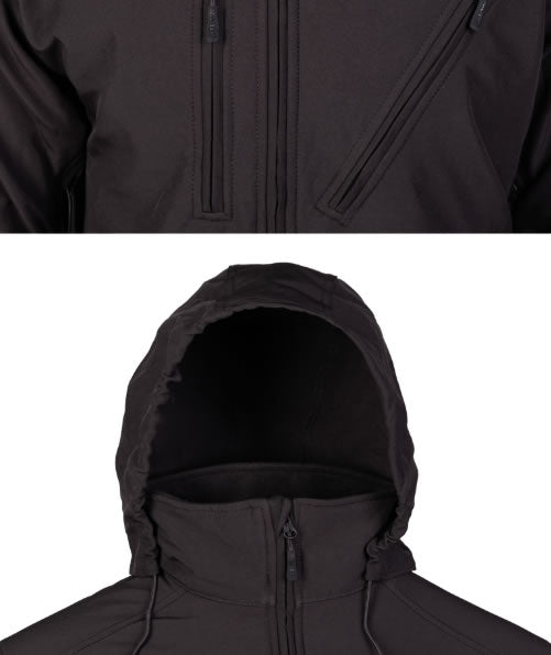 Jachetă Softshell Neagră SCU 14