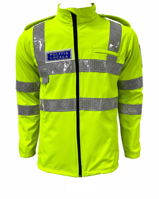 Jachetă Softshell - Reflectorizanta Poliția Locală
