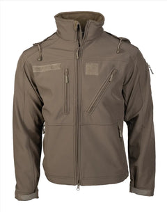 Jachetă Softshell SCU 14 Ranger Green – 3 Straturi, Tactică, Impermeabilă și Pregătită de Acțiune