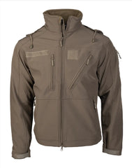 Jachetă Softshell SCU 14 Ranger Green – 3 Straturi, Tactică, Impermeabilă și Pregătită de Acțiune