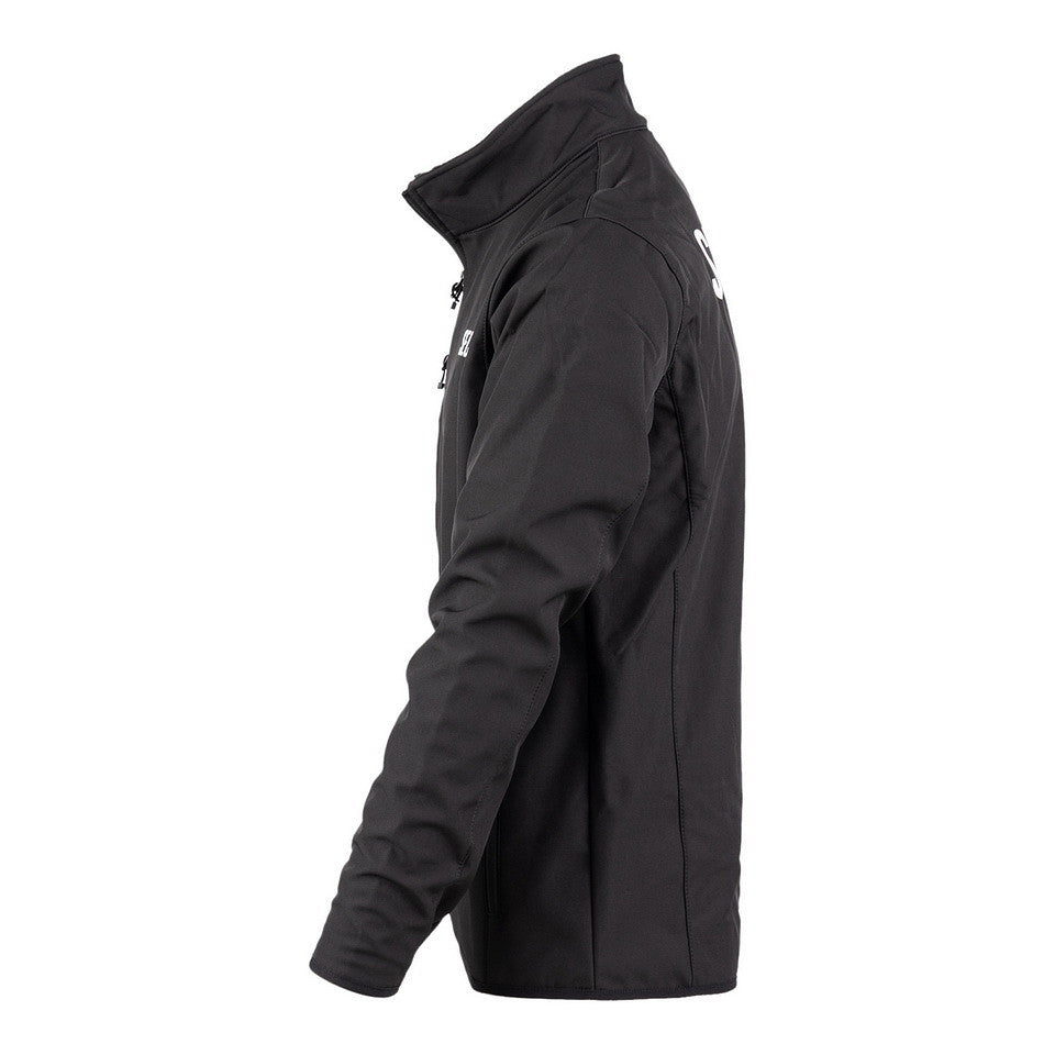 Jachetă Softshell Security Negru - Rezistență și Agilitate în Serviciu