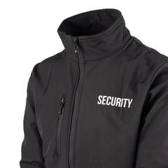 Jachetă Softshell Security Negru - Rezistență și Agilitate în Serviciu