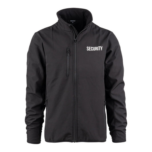 Jachetă Softshell Security Negru - Rezistență și Agilitate în Serviciu