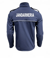 Jacheta Softshell Unisex Jandarmeria Romana cu Mesada si Gluga Bsic