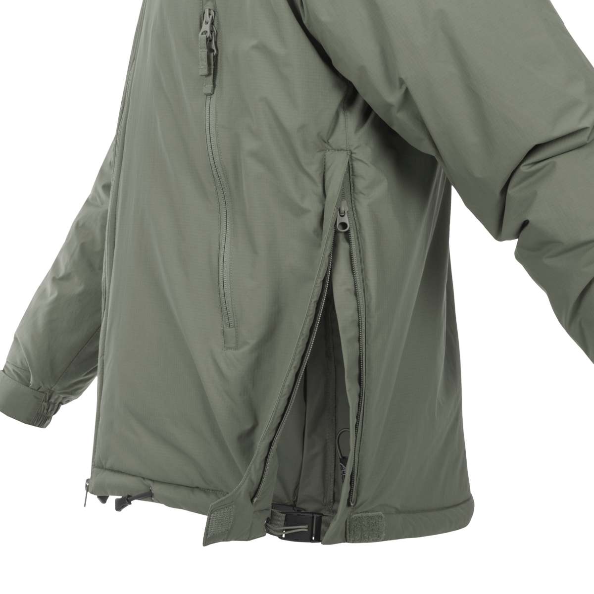 Jachetă tactică de iarnă Helikon-Tex cu izolație Climashield® Apex 100g și panouri de identificare retractabile