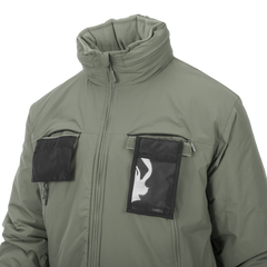 Jachetă tactică de iarnă Helikon-Tex cu izolație Climashield® Apex 100g și panouri de identificare retractabile