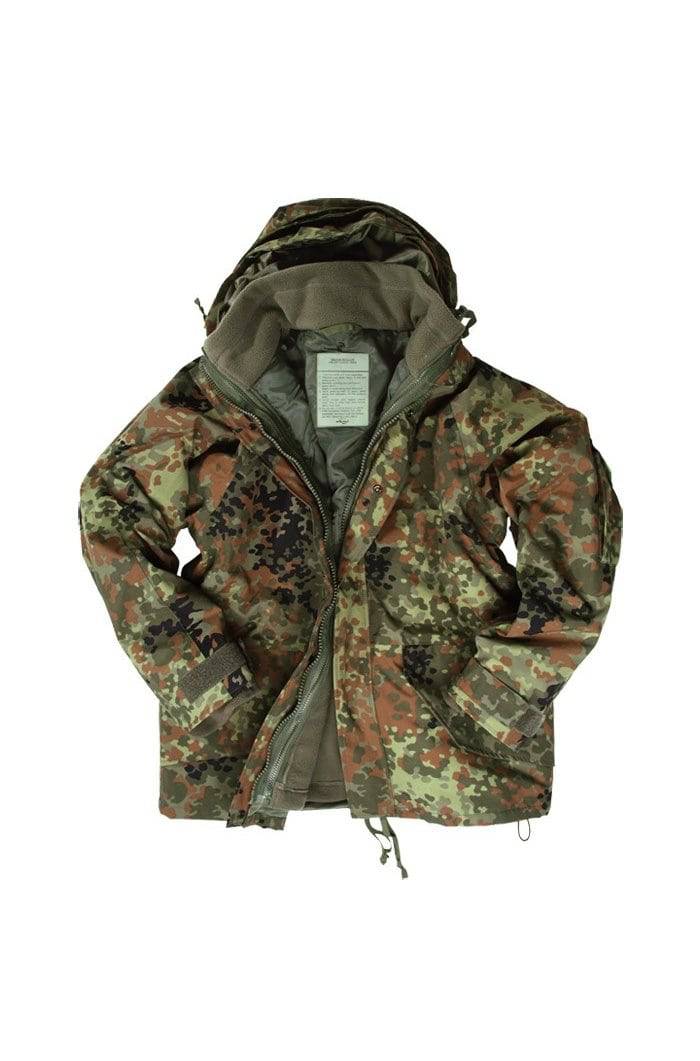 Jachetă Tactică Impermeabila FLECTAR cu Polar Detașabil