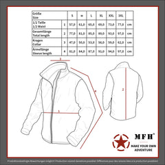 Jachetă Tactică Kommando Smock Oliv MFHProfessional - Ripstop, Buzunare multiple