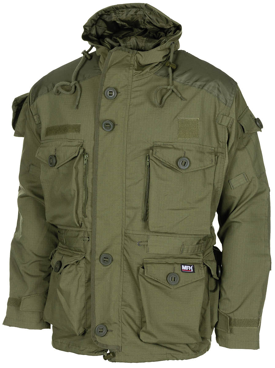 Jachetă Tactică Kommando Smock Oliv MFHProfessional - Ripstop, Buzunare multiple