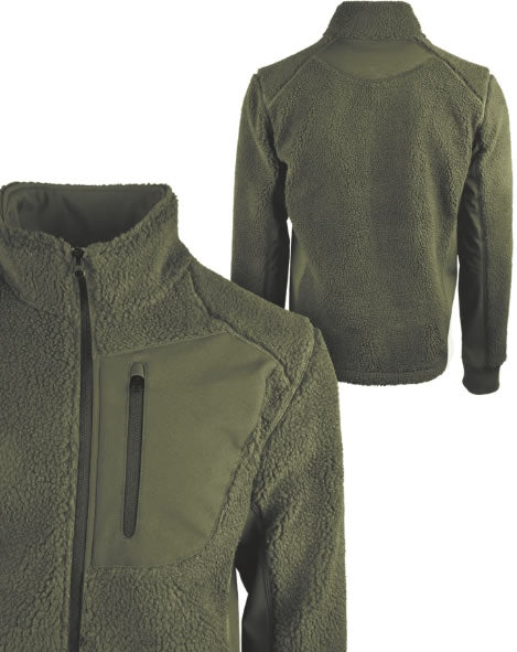 Jachetă Teddy-Fleece BearForce pentru Vreme Rece Softshell OD