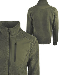 Jachetă Teddy-Fleece BearForce pentru Vreme Rece Softshell OD