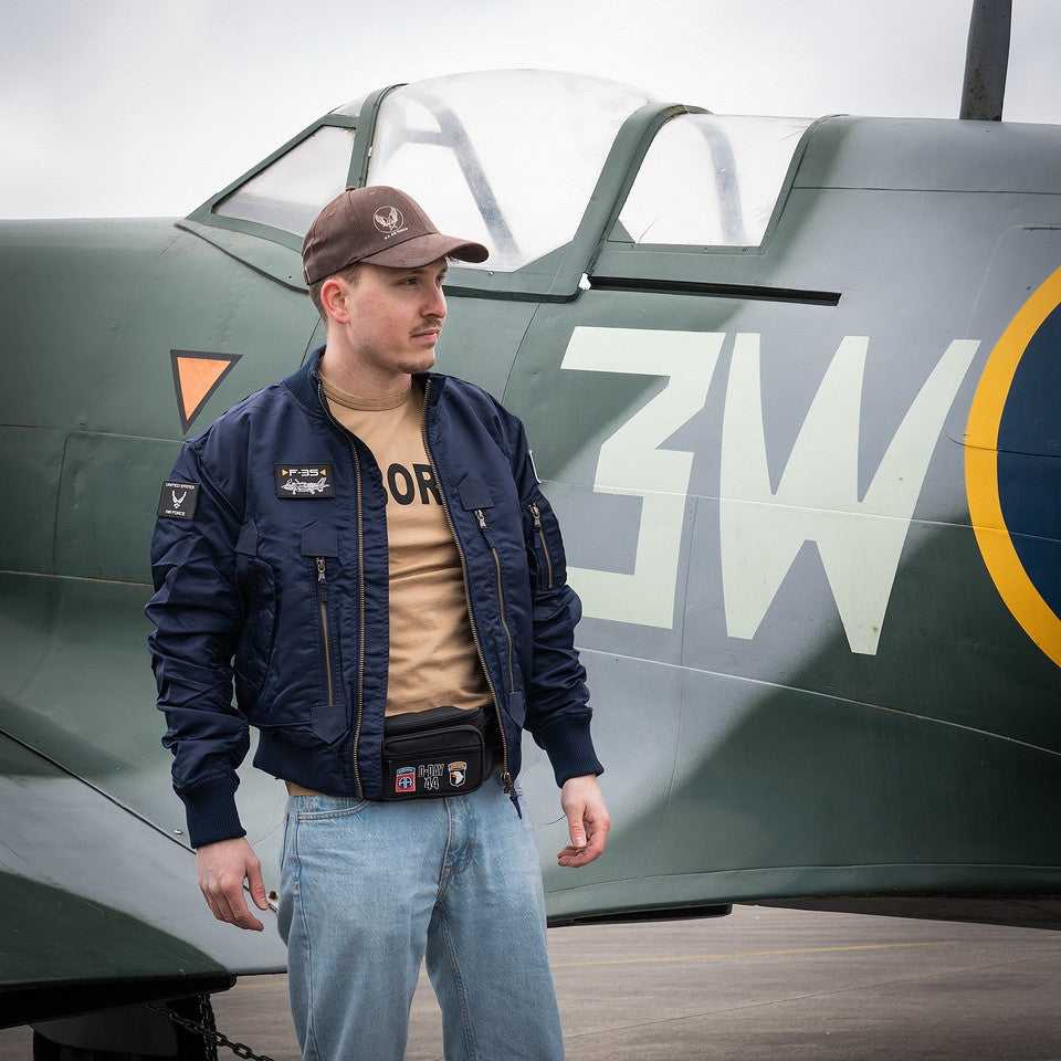 Jachetă Zbor F-35 Flight Jacket Albastru - Performanță și Stil Tactic