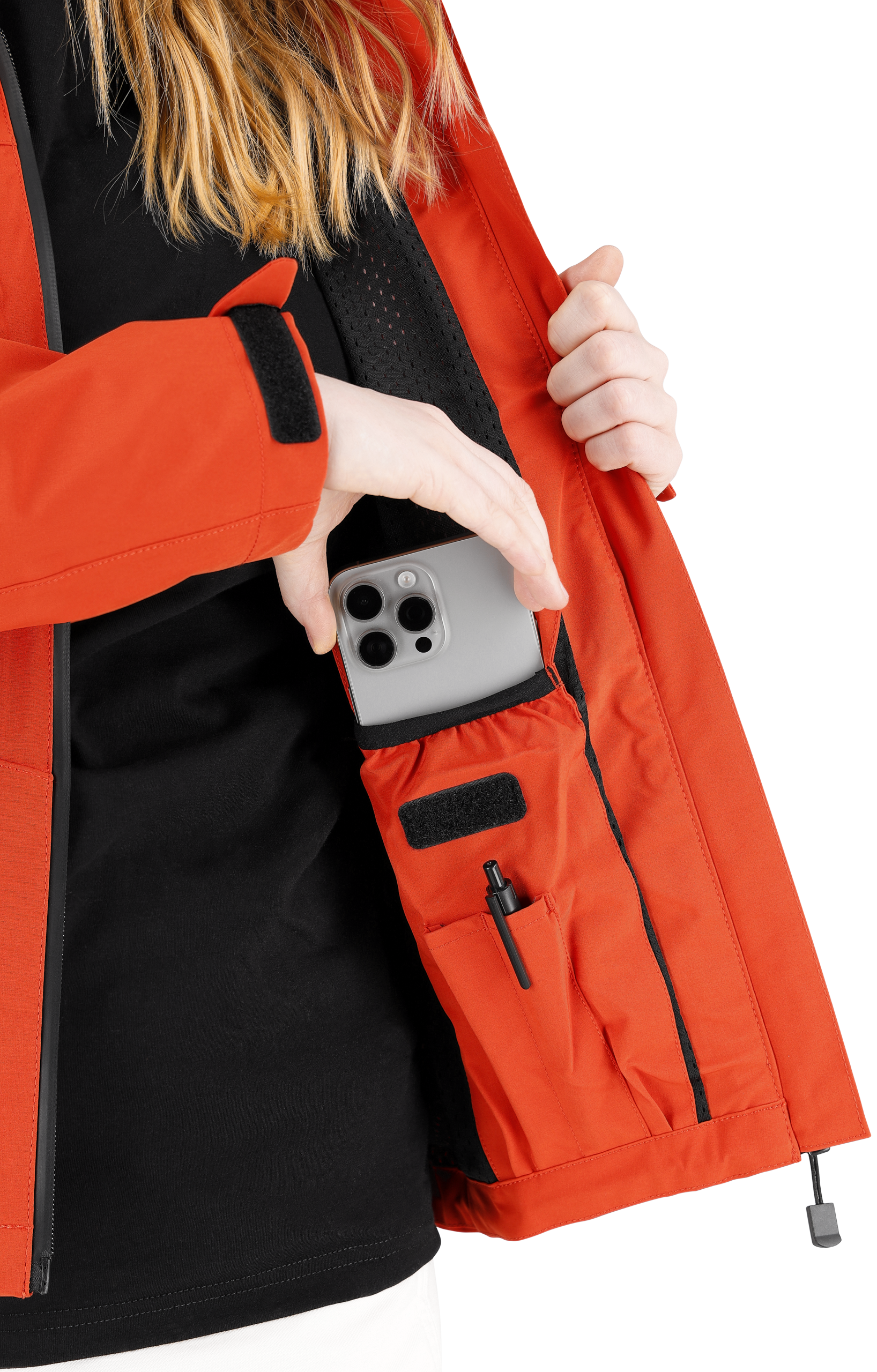 Jachete de ploaie Kasai Rain Jkt W Safety Jogger - Roșu