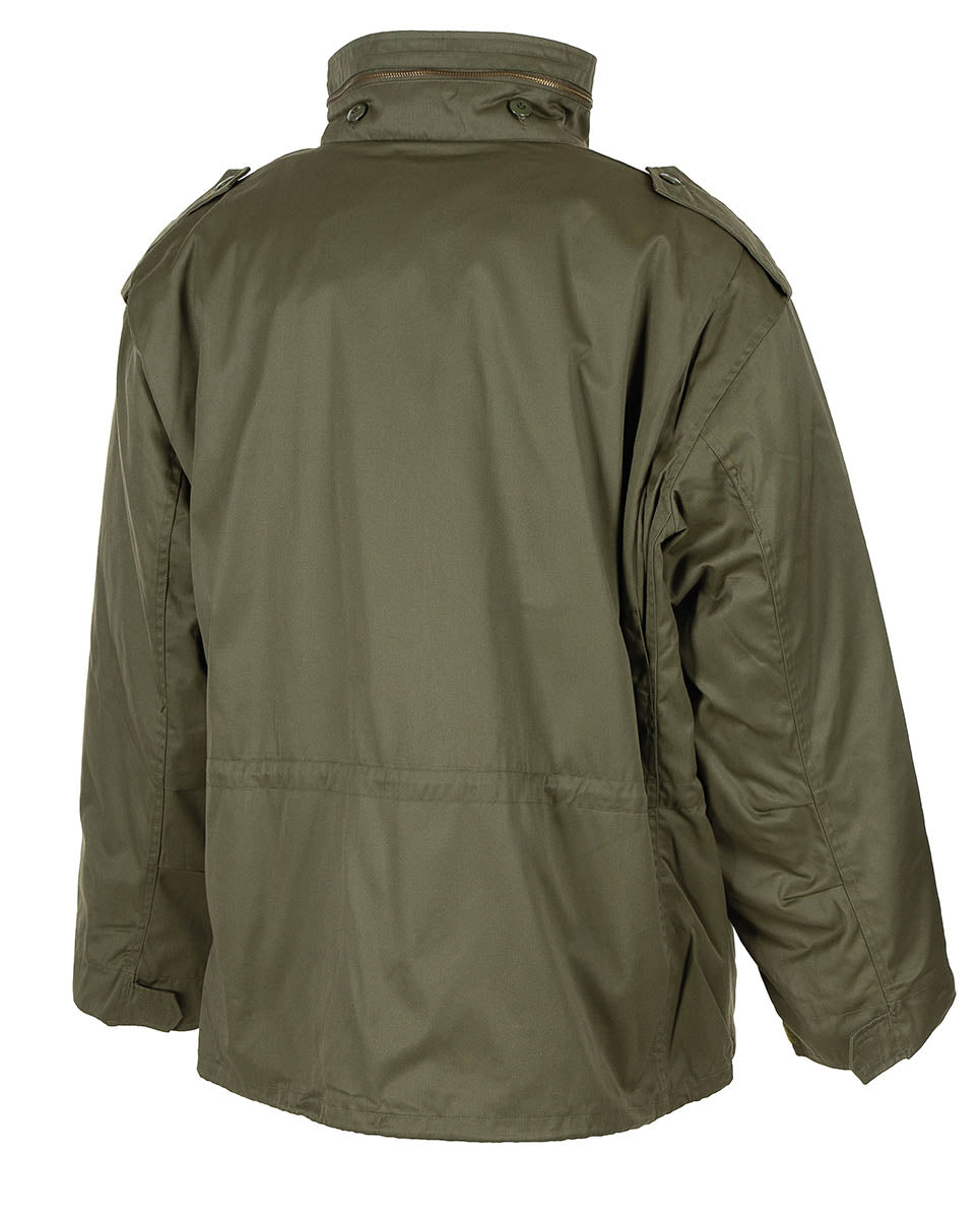 Jachete Militare Geacă M65 US Verde Oliv - Căptușeală detașabilă, Glugă integrată