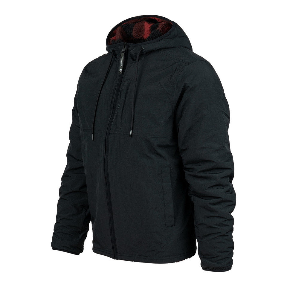 Jas Reversible Sherpa Softshell Negru/Roșu - Adaptabilitate Tactică Dublă