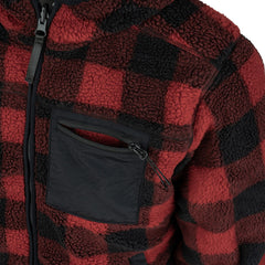 Jas Reversible Sherpa Softshell Negru/Roșu - Adaptabilitate Tactică Dublă