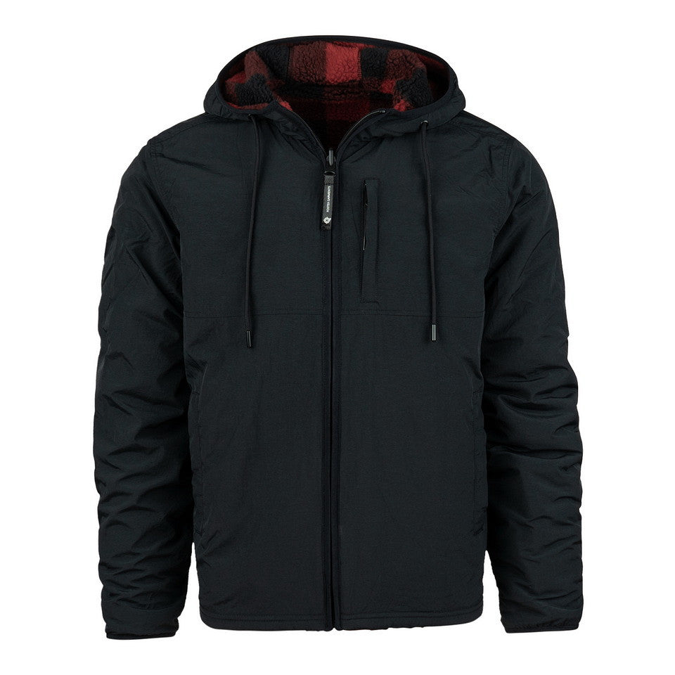 Jas Reversible Sherpa Softshell Negru/Roșu - Adaptabilitate Tactică Dublă