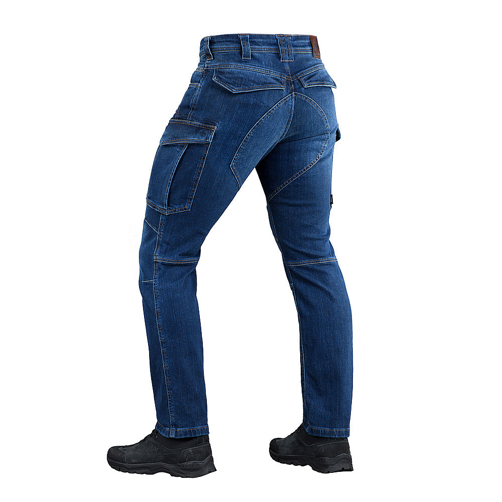 Jeans Tactici Aggressor M-Tac - Dark Denim, Confort și Funcționalitate