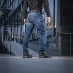 Jeans Tactici Aggressor M-Tac - Dark Denim, Confort și Funcționalitate