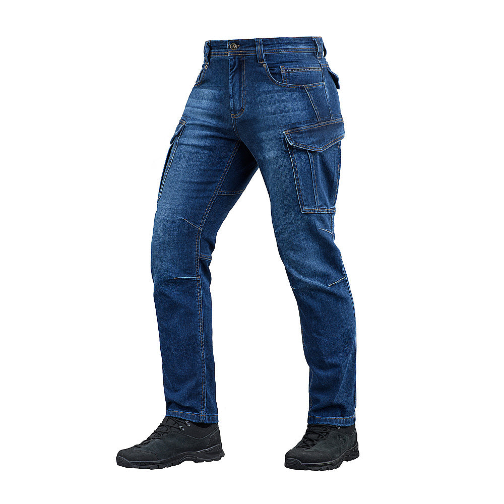 Jeans Tactici Aggressor M-Tac - Dark Denim, Confort și Funcționalitate