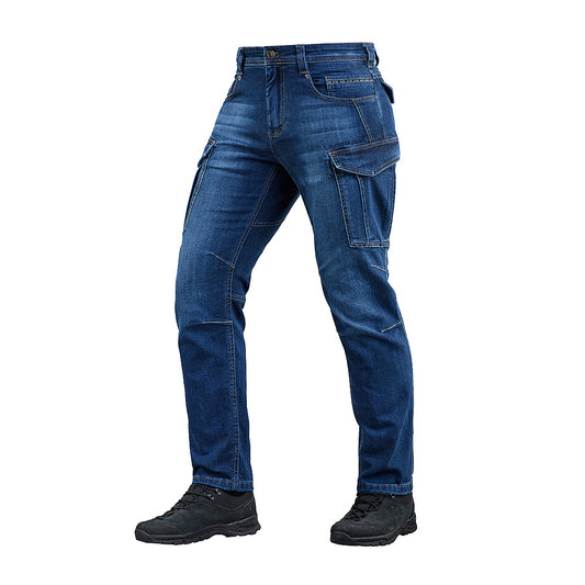 Jeans Tactici Aggressor M-Tac - Dark Denim, Confort și Funcționalitate