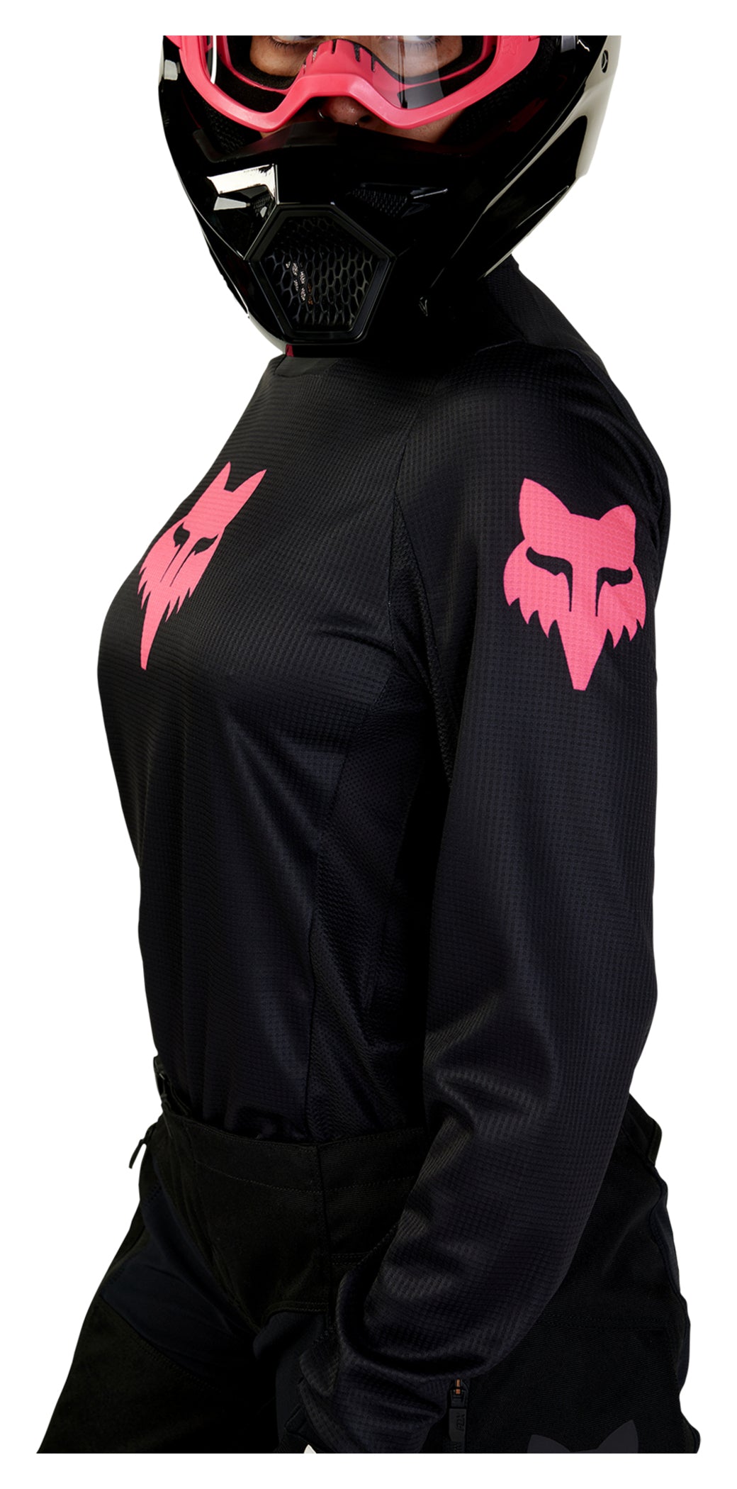 Jersey Moto Damă Fox 180 Blackout - Confort și Performanță Off-Road